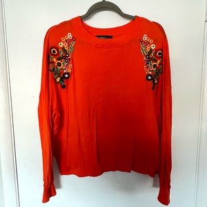 Zara Embroidered Sweater
